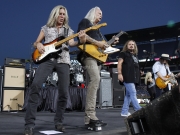 (l-r) Mark "Sparky" Matejka, Ricky Medlocke, Johnny Van Zant and Gary Rossington