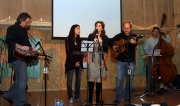 (l-r) Jerry Douglas, Carmella Ramsey, Alison Krauss, Ron Block, Victor Krauss