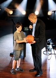 John Tesh and young fan