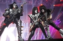 (l-r) Gene Simmons, Tommy Thayer and Paul Stanley