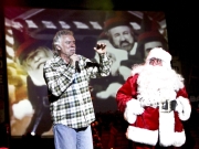 Joe Bonsall and Santa