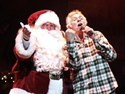 Joe Bonsall and Santa