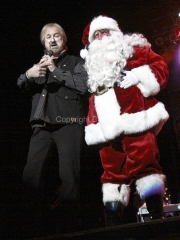 Duane Allen and Santa